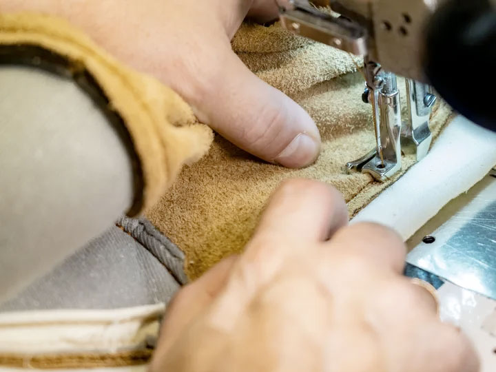 Comprehensive trimming in leather, fabric & vinyl